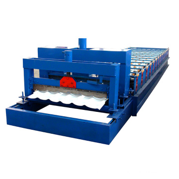 980 glazed metal roof tile making machine
                      new design 980 botou factory
     980 glazed metal roof tile making machine 
                      china Manufacturer  
1. the advantage of Glazed Tile Roll Forming Machine china 